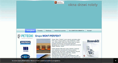 Desktop Screenshot of mont-perfekt.pl