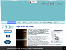 Tablet Screenshot of mont-perfekt.pl